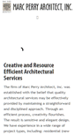 Mobile Screenshot of marcperryarchitect.com